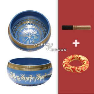 Singing Bowl 10cm Blue