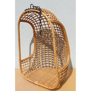 Cane Furniture: Hanging Rattan Chair
