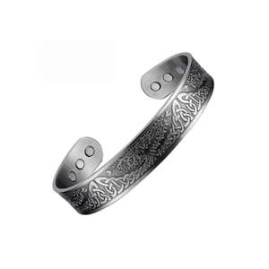 Copper Bracelet: Copper Bracelet-Tree Of Life Silver