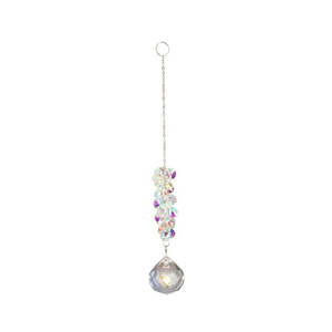 Crystal: Crystal Suncatcher-Cluster Ball 30cm