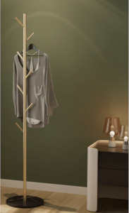Metal Coat Stand Gold