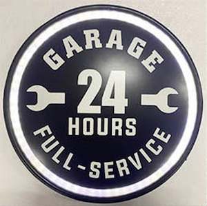 24 Hr LED Garage Sign*