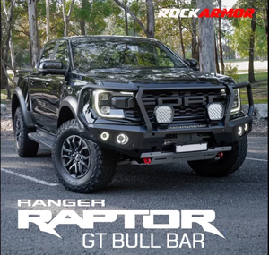 Rockarmor Steel Gt Hoop Bull Bar – Ranger Raptor Next Gen 2023-2024 (Full Bar Replacement)