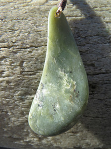 Products: Kokopu Assymetric Roimata Woven Stone Jade