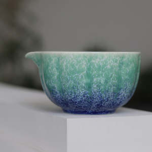 Matcha Bowl: Ocean Mist Gradient Green Matcha Bowl