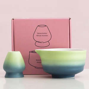 Green Blue Matcha Set 2 pieces