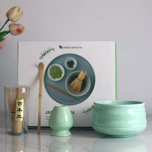 Silent Peak Green Matcha Set 4 Pieces