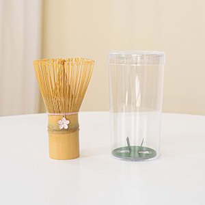 Pink Sakura Charm Matcha Whisk(Matcha Chasen)
