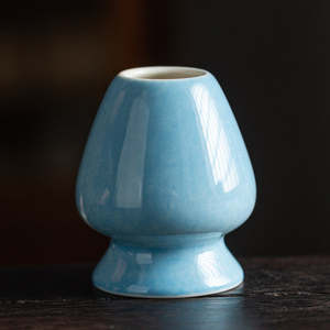 Matcha Accessories: Kiln-fired Blue Whisk Stand(Whisk Holder)