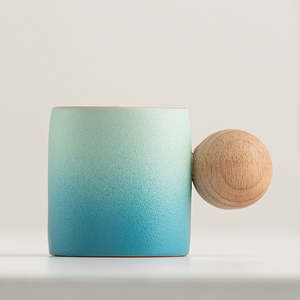 Gradient Jupiter Tea Cup 70ml (Green to Blue)