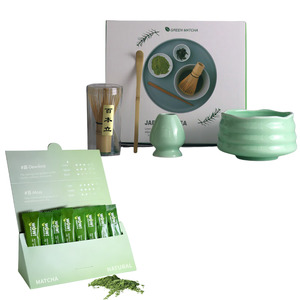 Wind-Swept Jade Set 4p+Matcha Powder Pack