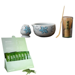 Ice Gray Blossoms Set 4p+Matcha Powder Pack