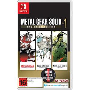 Nintendo Switch Games New: Metal Gear Solid Master Collection Vol. 1 Day One Edition - Nintendo Switch