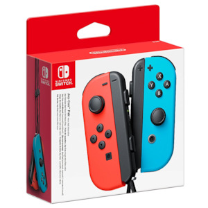 Nintendo Switch Joy Con Controller Set (Neon Red and Neon Blue)