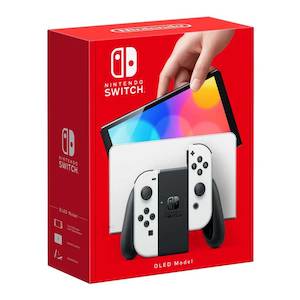 Nintendo Switch Consoles: Nintendo Switch OLED Console - White
