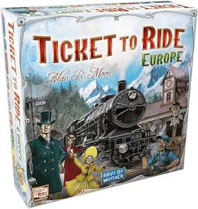 Board Games: Ticket to Ride - Europe