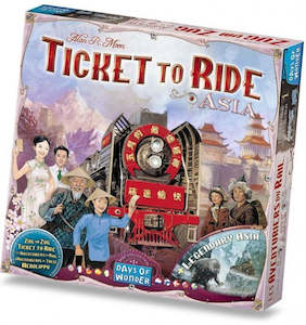 Board Games: Ticket to Ride: Asia & Legendary Asia
