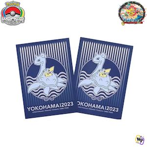 Tcg Accessories: Pokemon TCG: Yokohama World Championships 2023 Official Sleeves - Lapras & Pikachu