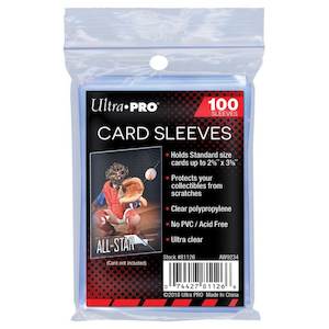 Tcg Accessories: Ultra Pro 2-1/2" x 3-1/2" Soft Card Sleeves - 100 Pack