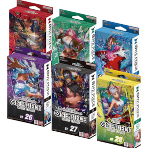 One Piece TCG: ST 23-28 Starter Deck Bundle