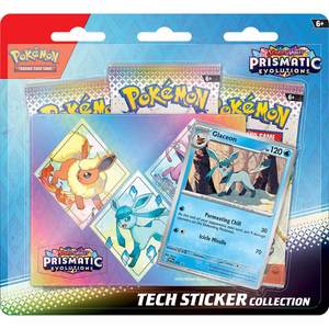 Pokemon TCG: Scarlet & Violet - Prismatic Evolutions Tech Sticker Blister Booster Pack
