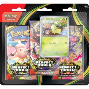 Pokemon Tcg: Pokemon TCG: Mega Evolution - Perfect Order Three Booster Blister