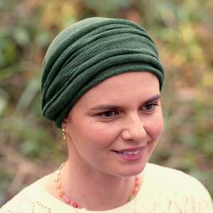 Olive Green Moss Turban