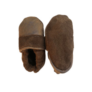 Products: Handmade Leather Baby Booties (Available in 2 Colours)