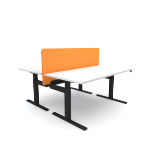 Acoustic Desk Screen Centre - Boyd Workspaces