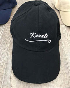 Clearance: Cap - Karate Embroidered