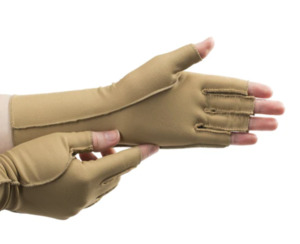 Our: Isotoner 3/4 Fingerless Therapeutic Compression Gloves (Pair - Left and Right)