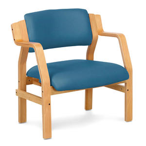 Bariatric Seating: 5PS/B/WF/VVMA Patient Seating - Bariatric, Wooden Frame