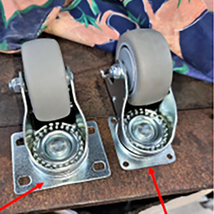 Custom Make: Taller castors/wheels for Multi-C-Air chairs