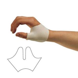 Precut Thermoplastics: GAUNTLET THUMB POST SPLINT Orfit Classic Precut Antibacterial - 2 piece pack