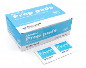 Reynard Alcohol Prep Pads (Box 200)