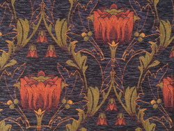 Parisienne: VERSAILLES Navy fabric per metre