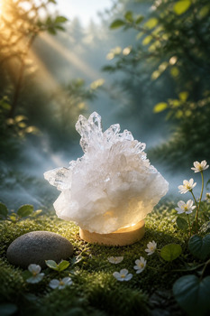 Raw Stones: Clear Quartz Point