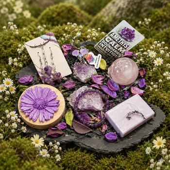 Amethyst gift box
