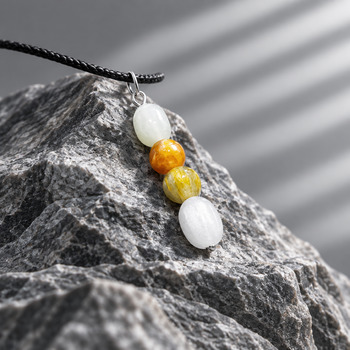 Cat's eye Multi-coloured  Pendant  Bracelet and Earring Silver