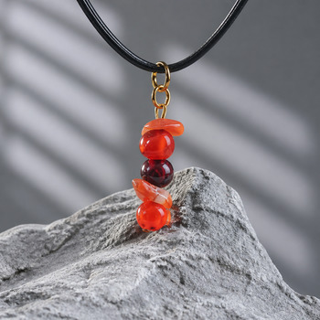 Pendants Necklaces: Sunstone,Carnelian, Red tigerseye Gold pendant