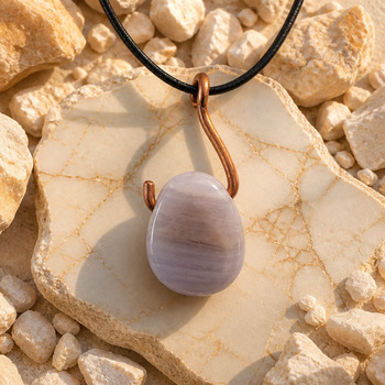 Bluelace Copper Pendant