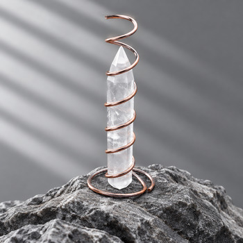 Selenite Healing Wand Wrapped in Copper