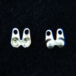 Antique Silver  Small Crimp Cover