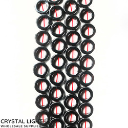 Hematite Beads: Hematite 11mm Donut Beads