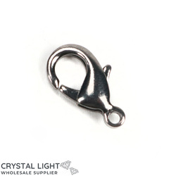 Gunmetal Silver Lobster Clasp /15mm