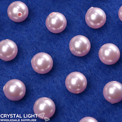 Swarovski Pearls: Swarovski Pearl Beads - Rosaline /6mm
