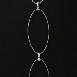 Chain: Silver Chain Ovals  25x10mm