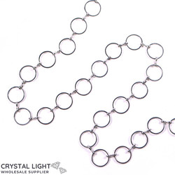 Round Link Chain Silver 12mm