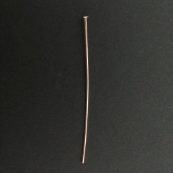Rose Gold Head Pin 50mm