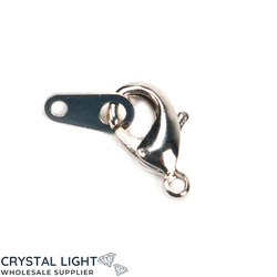 Silver Lobster Clasp with Tag /12mm